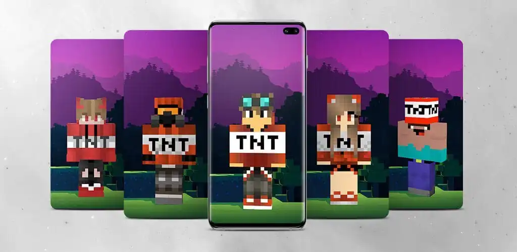 Play TNT Skin for Minecraft  and enjoy TNT Skin for Minecraft with UptoPlay