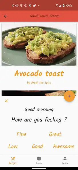 Play Toasts Recipes as an online game Toasts Recipes with UptoPlay