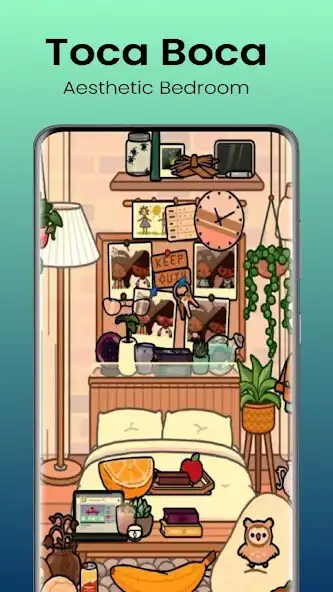 Play Toca Boca Aesthetic Bedroom  and enjoy Toca Boca Aesthetic Bedroom with UptoPlay