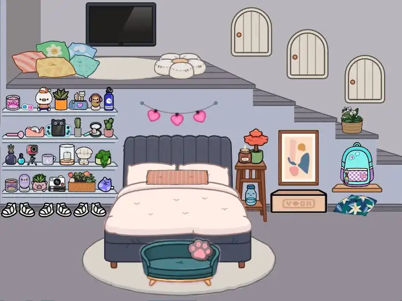 Play Toca Boca bedroom Ideas as an online game Toca Boca bedroom Ideas with UptoPlay