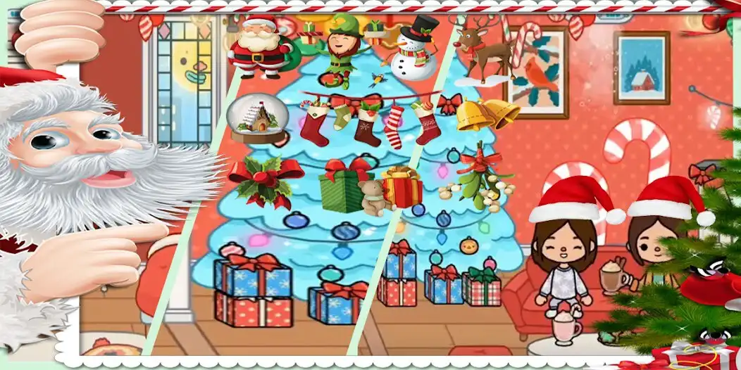 Play tocaboca christmas wallpaper as an online game tocaboca christmas wallpaper with UptoPlay
