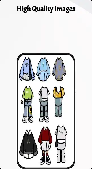 Play Toca Boca Clothes Ideas as an online game Toca Boca Clothes Ideas with UptoPlay