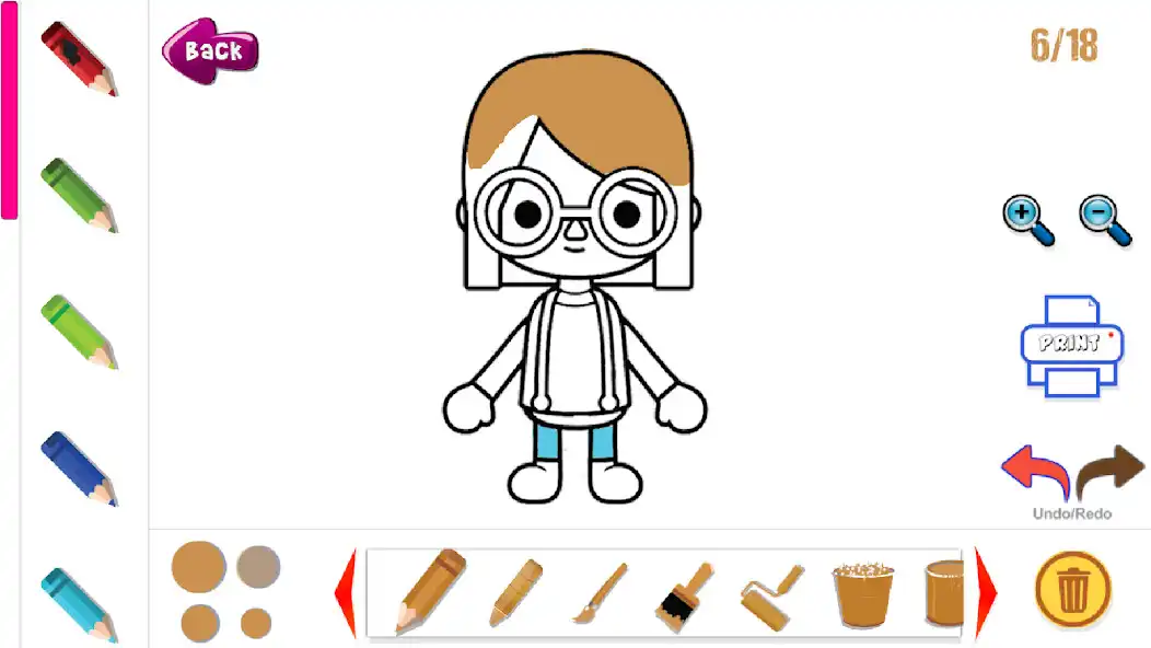 Play Toca Boca Coloring World Game as an online game Toca Boca Coloring World Game with UptoPlay