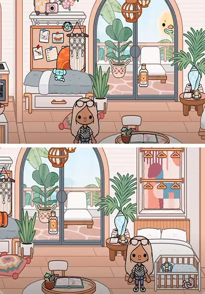 Play TOCA BOCA DREAM BEDROOM - ART as an online game TOCA BOCA DREAM BEDROOM - ART with UptoPlay