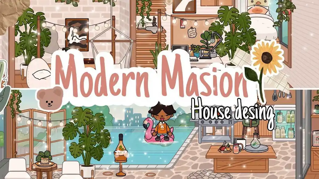 Play Toca Boca Ideas Modern Mansion as an online game Toca Boca Ideas Modern Mansion with UptoPlay