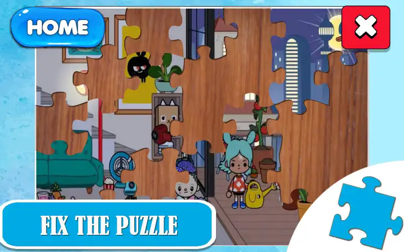 Play Toca Jigsaw Boca Life Puzzle as an online game Toca Jigsaw Boca Life Puzzle with UptoPlay