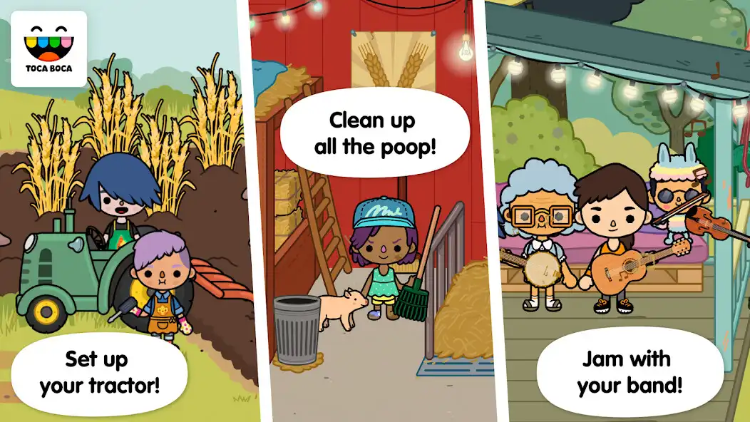 Play Toca Life: Farm as an online game Toca Life: Farm with UptoPlay