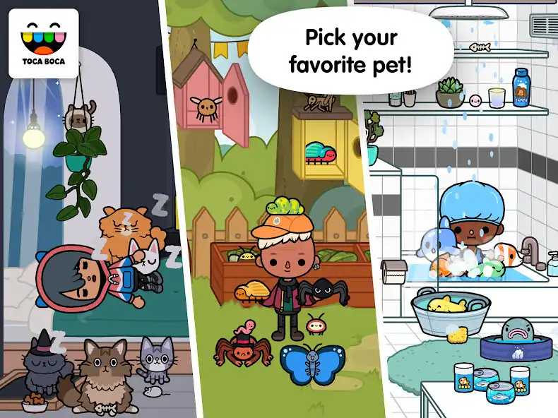 Play Toca Life: Pets as an online game Toca Life: Pets with UptoPlay