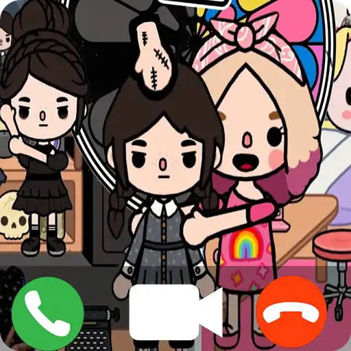 Play Toca Wednesday Boca Fake Call APK