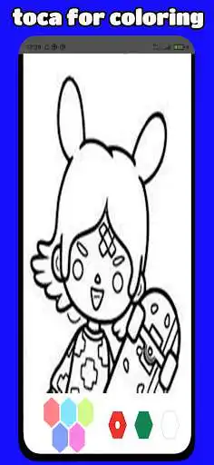 Play Tocca Life Coloring Book  and enjoy Tocca Life Coloring Book with UptoPlay