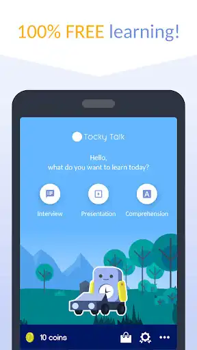 Play Tocky Talk: English Learning  and enjoy Tocky Talk: English Learning with UptoPlay