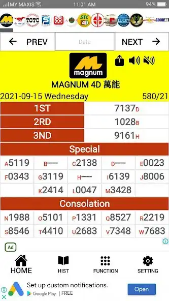 Play Today Magnum 4D Results Check  and enjoy Today Magnum 4D Results Check with UptoPlay