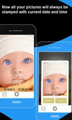 Play Todays Datestamp for Photo, Time and Date Camera