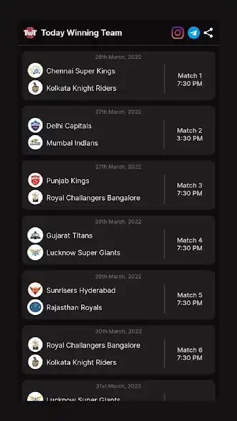 Play Today Winning Team - Ipl polls as an online game Today Winning Team - Ipl polls with UptoPlay