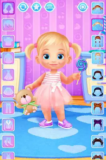 Play Toddler Dress Up - Girls Games as an online game Toddler Dress Up - Girls Games with UptoPlay