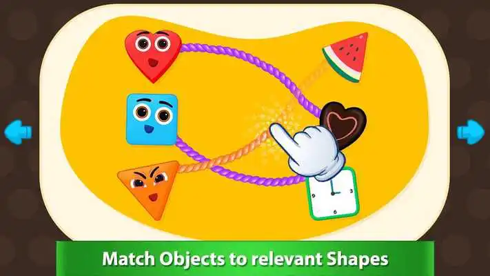 Toddler Shapes - Shapes And Colors for Kids online game with UptoPlay