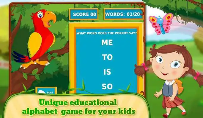 Play Toddlers Word Puzzles