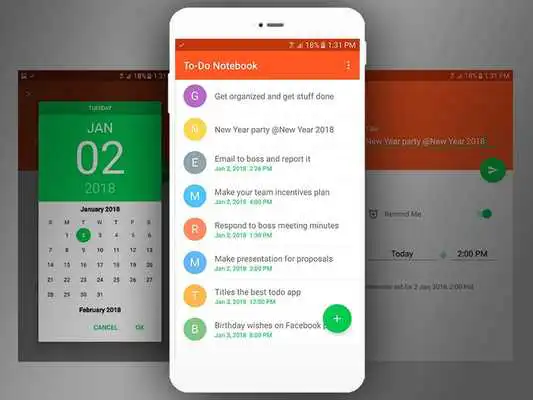 Play To Do 2018- Task List  Color Notes