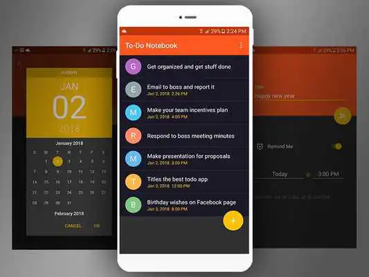 Play To Do 2018- Task List  Color Notes
