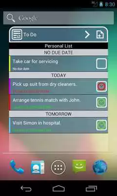 Play ToDo List widget