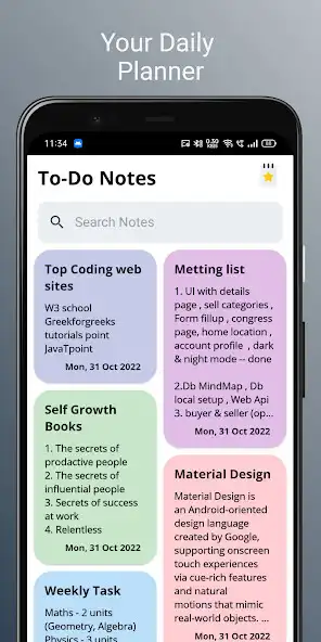 Play To-do Notes - Tasks and Lists as an online game To-do Notes - Tasks and Lists with UptoPlay