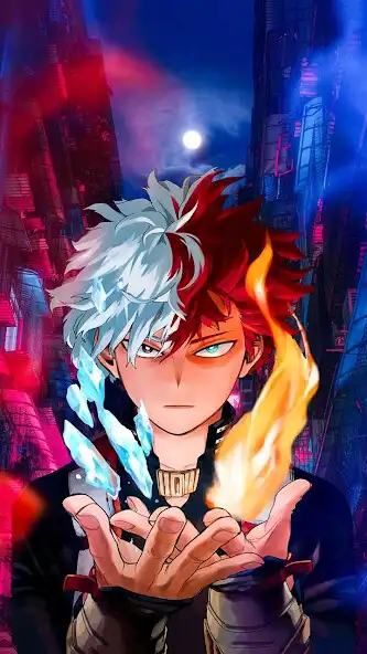 Play Todoroki Shoto Wallpaper HD 2K as an online game Todoroki Shoto Wallpaper HD 2K with UptoPlay