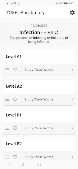 Play TOEFL Vocabulary Learn  Test  and enjoy TOEFL Vocabulary Learn  Test with UptoPlay