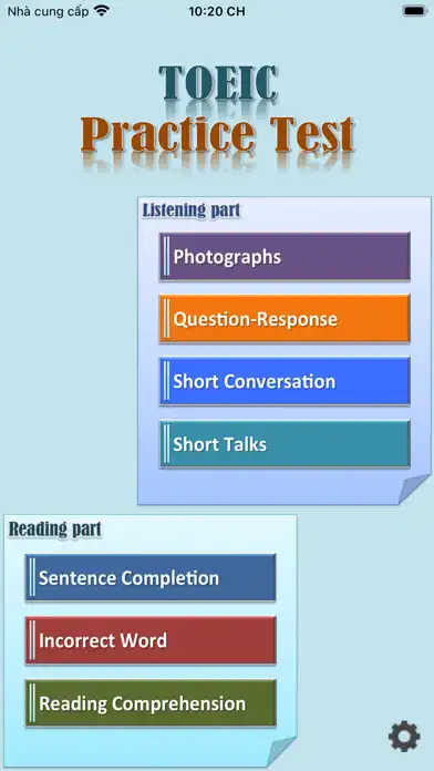 Play TOEIC Practice Test  and enjoy TOEIC Practice Test with UptoPlay