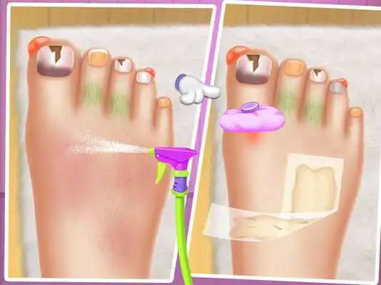 Play Toe Nail Doctor Salon