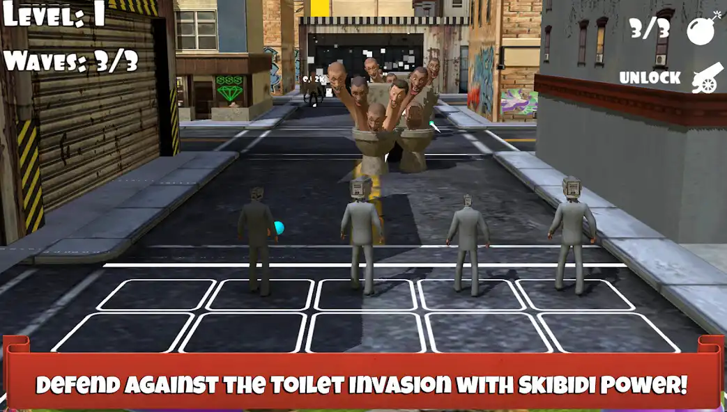 Play Toilet Attack as an online game Toilet Attack with UptoPlay