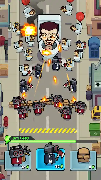 Play Toilet Fight: Police vs Zombie  and enjoy Toilet Fight: Police vs Zombie with UptoPlay