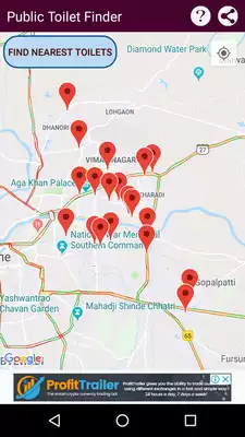 Play Toilet Finder app Play Toilet Finder app