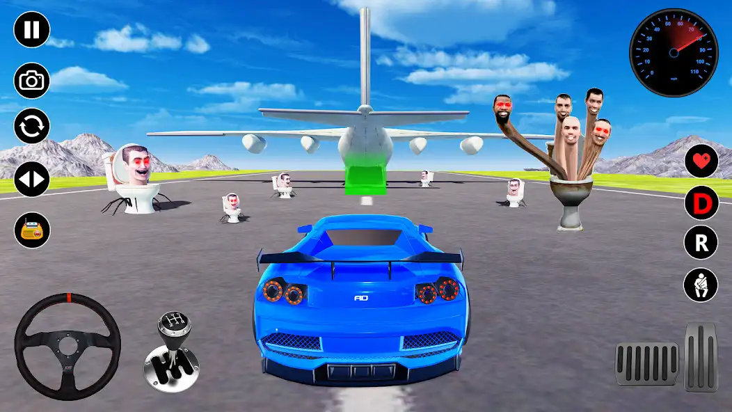 Play Toilet Games: Car Driving Game  and enjoy Toilet Games: Car Driving Game with UptoPlay