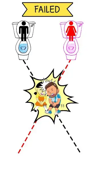 Play Toilet Games: Rush to Toilet as an online game Toilet Games: Rush to Toilet with UptoPlay