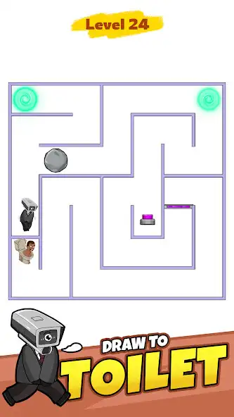 Play Toilet Monster: Draw To Escape  and enjoy Toilet Monster: Draw To Escape with UptoPlay