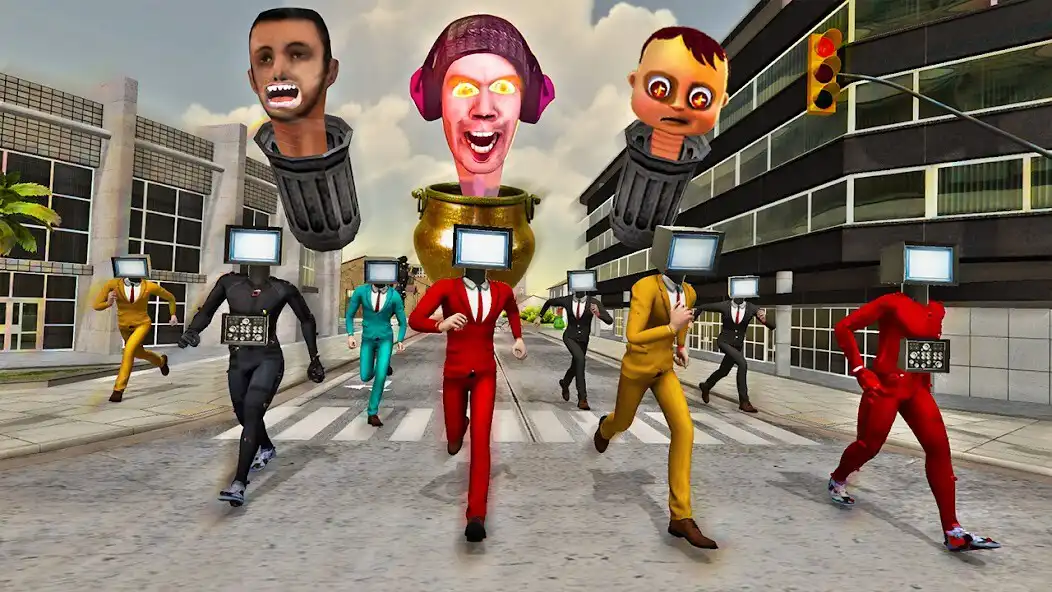 Play Toilet Monster Game: Rope Game as an online game Toilet Monster Game: Rope Game with UptoPlay