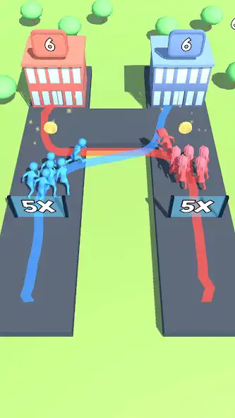 Play Toilet Rush 3D  and enjoy Toilet Rush 3D with UptoPlay