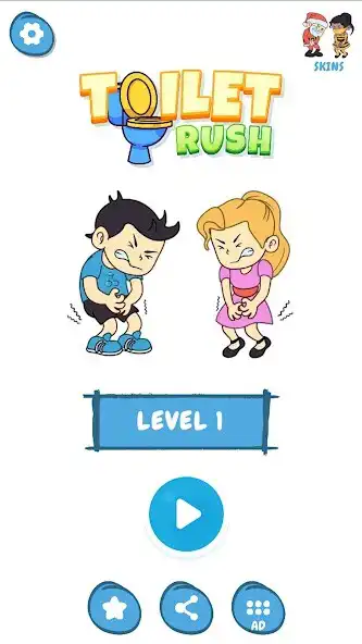 Play Toilet Rush : Draw Pee  and enjoy Toilet Rush : Draw Pee with UptoPlay