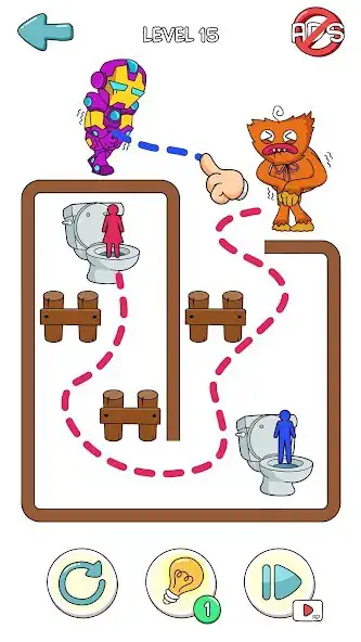 Play Toilet Rush - Maze Puzzle  and enjoy Toilet Rush - Maze Puzzle with UptoPlay