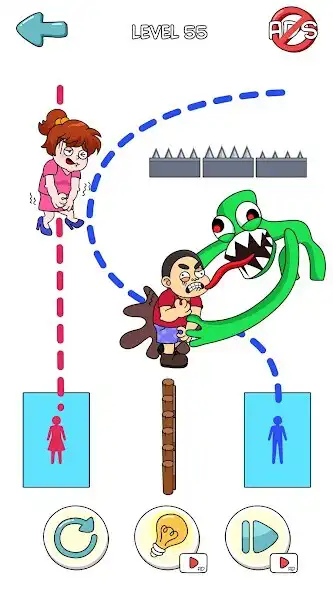 Play Toilet Rush - Maze Puzzle as an online game Toilet Rush - Maze Puzzle with UptoPlay