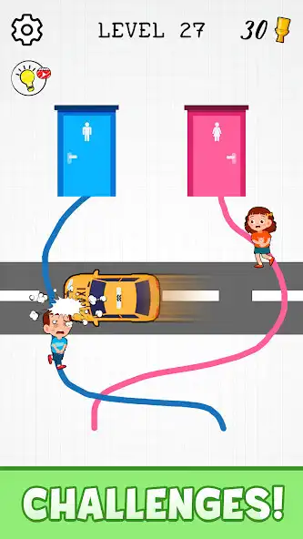 Play Toilet Rush: Pull the Pin Game as an online game Toilet Rush: Pull the Pin Game with UptoPlay