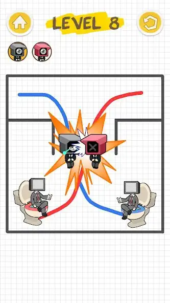Play Toilet Rush Time: Toilet Games as an online game Toilet Rush Time: Toilet Games with UptoPlay