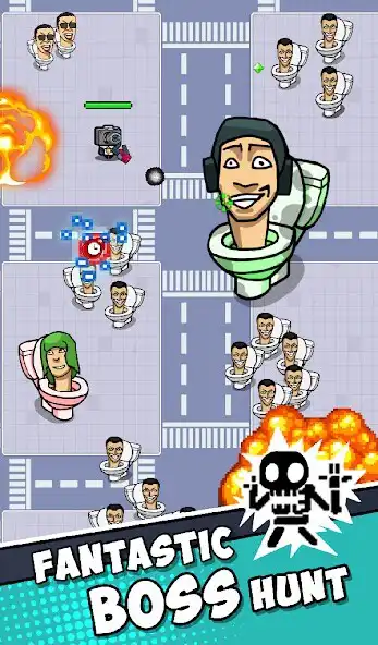 Play Toilet Skibd Survival IO as an online game Toilet Skibd Survival IO with UptoPlay
