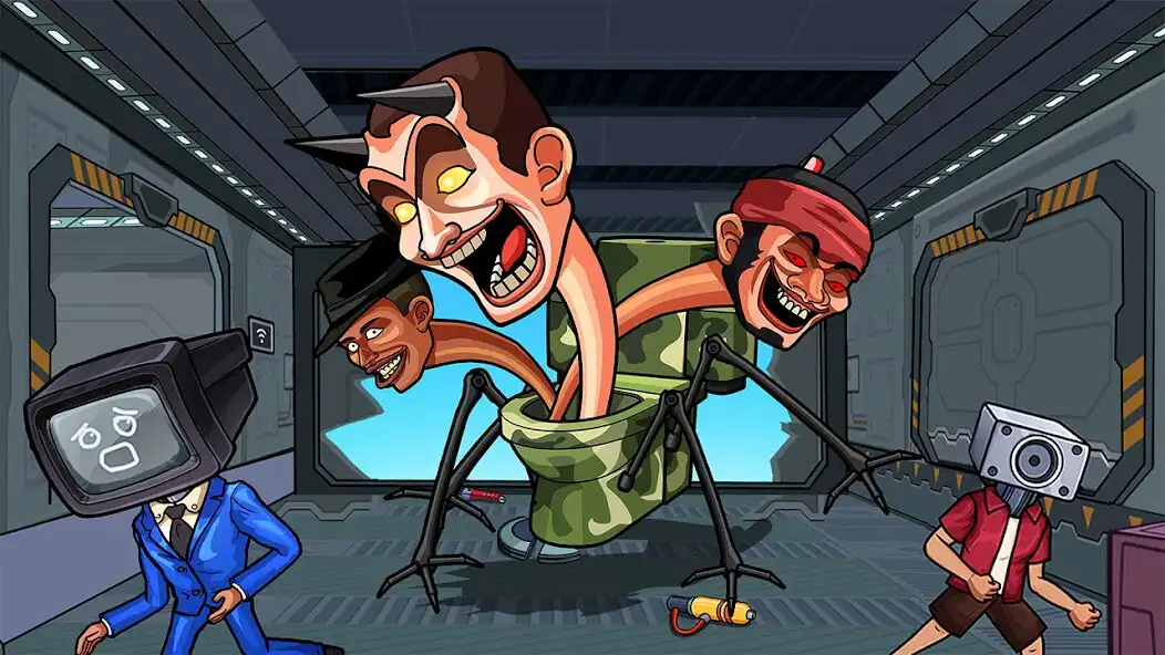 Play Toilet Space Survivor Battle  and enjoy Toilet Space Survivor Battle with UptoPlay