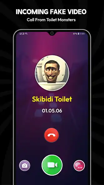 Play Toilet Video Call Prank App as an online game Toilet Video Call Prank App with UptoPlay
