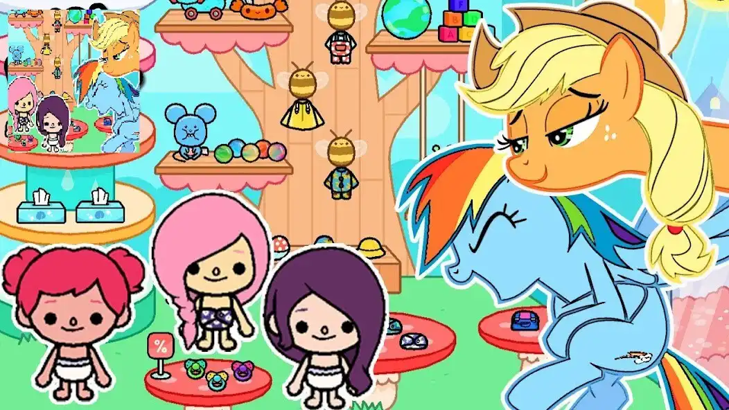 Play Toka Boka Pony Wallpaper as an online game Toka Boka Pony Wallpaper with UptoPlay