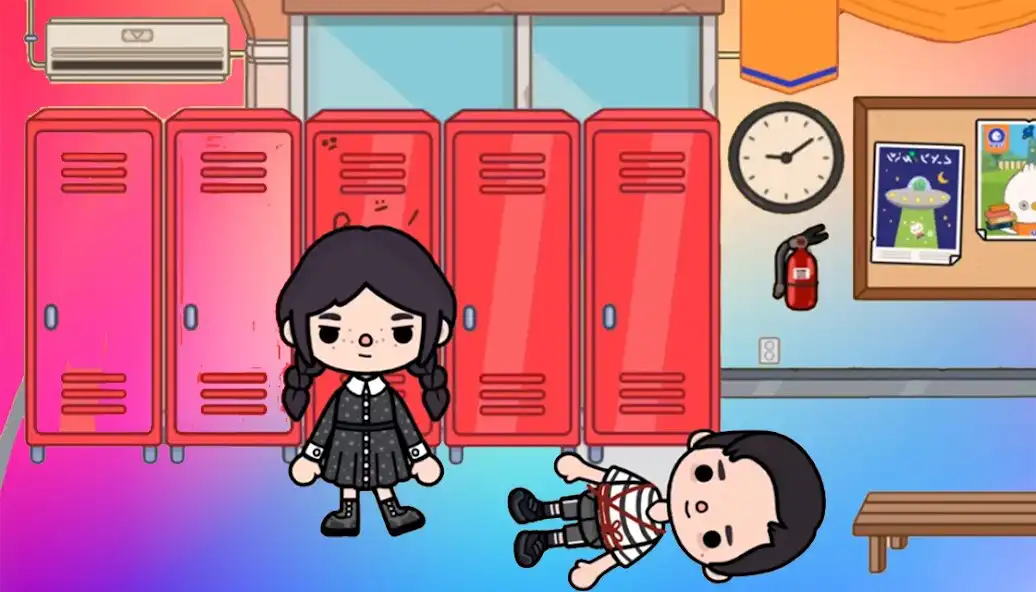 Play Toka Boka Wednesday Wallpaper as an online game Toka Boka Wednesday Wallpaper with UptoPlay