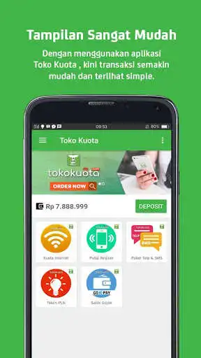 Play Tokokuota - Paket Internet & Pulsa Online  and enjoy Tokokuota - Paket Internet & Pulsa Online with UptoPlay