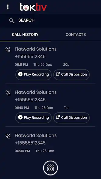 Play Toktiv: Twilio VOIP Calls, SMS as an online game Toktiv: Twilio VOIP Calls, SMS with UptoPlay