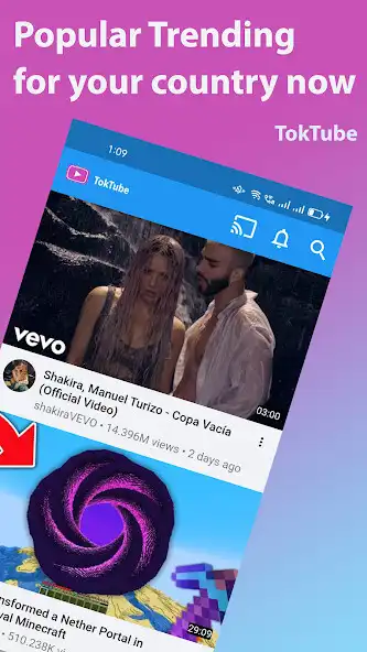 Play TokTube: Music  Video as an online game TokTube: Music  Video with UptoPlay